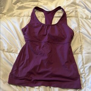 Purple Lululemon Racerback Tank Top